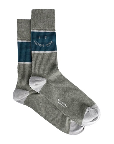 PAUL SMITH Socks & tights Military green 78% Cotton, 20% Polyamide, 2% Elastane