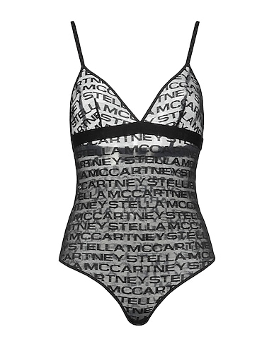 STELLA McCARTNEY Lingerie bodysuit Black 85% Polyamide, 15% Elastane