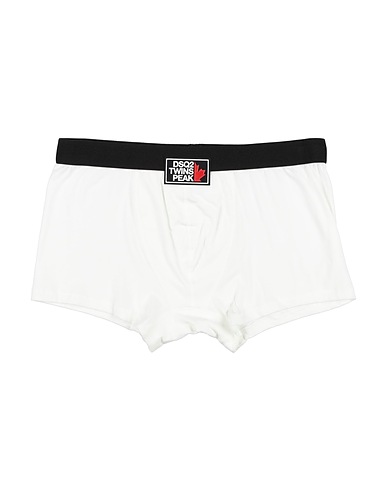 DSQUARED2 Boxer UNDERWEAR Bianco 95% Cotone, 5% Elastan