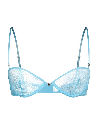 STELLA McCARTNEY Bra Sky blue 83% Polyamide, 17% Elastane, Silk