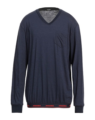 DSQUARED2 T-shirt intima Blu notte 80% Cotone, 20% Lana