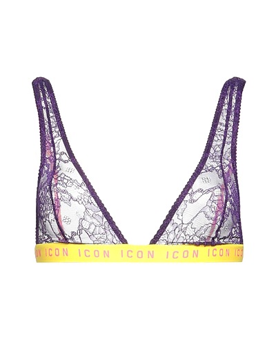 DSQUARED2 Bra Purple 90% Polyamide, 10% Elastane