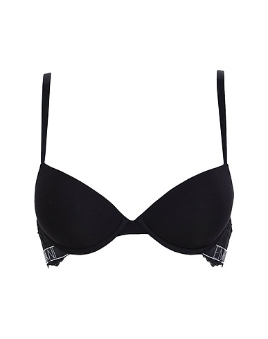 EMPORIO ARMANI Bra Black 95% Viscose, 5% Elastane, Polyamide, Cotton