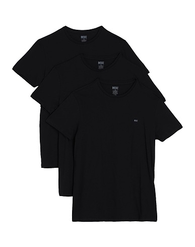 DIESEL T-shirt intima Nero 100% Cotone