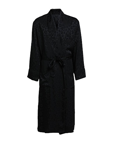 MOSCHINO Dressing gowns & bathrobes Black 89% Acetate, 11% Silk