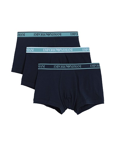 EMPORIO ARMANI Boxer Navy blue 95% Cotton, 5% Elastane