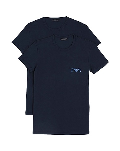 EMPORIO ARMANI T-shirt intima UNDERWEAR Blu navy 95% Cotone, 5% Elastan