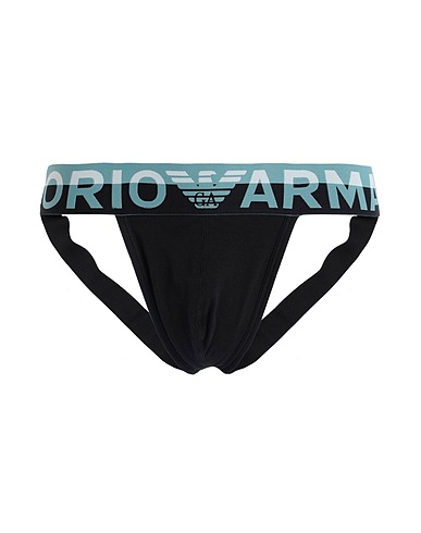 EMPORIO ARMANI Slip Nero 95% Cotone, 5% Elastan