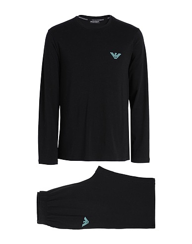 EMPORIO ARMANI Sleepwear UNDERWEAR Black 95% Cotton, 5% Elastane