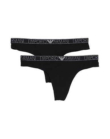 EMPORIO ARMANI Slip Nero 95% Cotone, 5% Elastan
