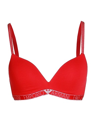 EMPORIO ARMANI Reggiseno Rosso 95% Cotone, 5% Elastan