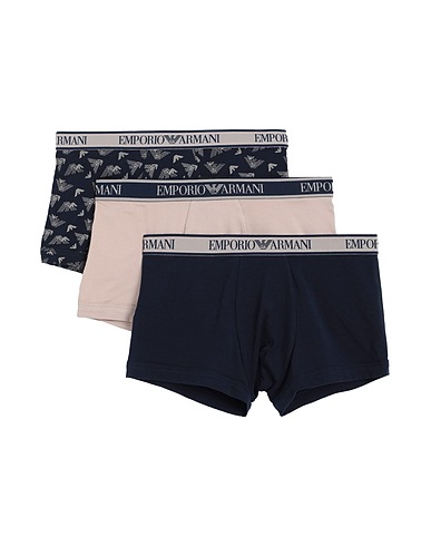 EMPORIO ARMANI Boxer UNDERWEAR Navy blue 95% Cotton, 5% Elastane