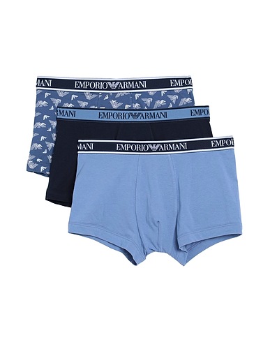 EMPORIO ARMANI Boxer UNDERWEAR Pastel blue 95% Cotton, 5% Elastane