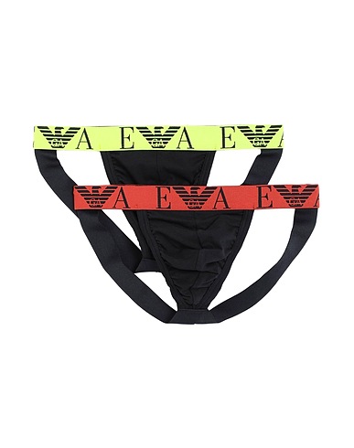 EMPORIO ARMANI Slip Nero 95% Cotone, 5% Elastan