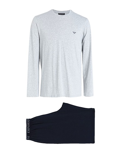 EMPORIO ARMANI Pigiama Grigio chiaro 95% Cotone, 5% Elastan