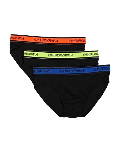 EMPORIO ARMANI Slip UNDERWEAR Nero 95% Cotone, 5% Elastan