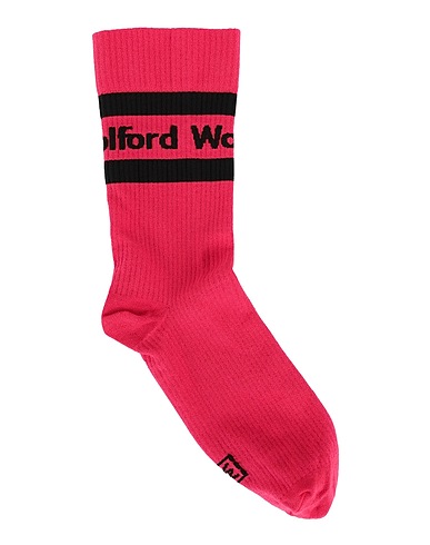 WOLFORD Socks & tights Magenta 57% Polyamide, 19% Cotton, 12% Polypropylene, 12% Elastane