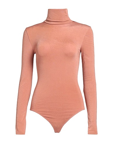 WOLFORD Lingerie bodysuit Light brown 48% Cotton, 46% Polyacrylic, 6% Elastane