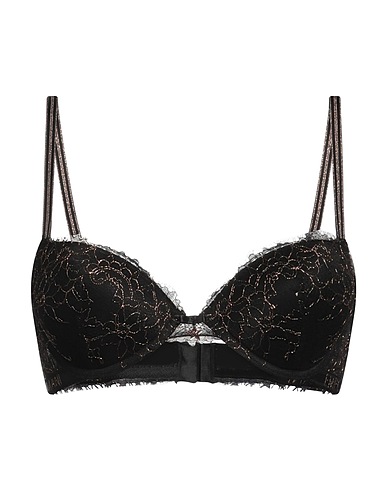 EMPORIO ARMANI Bra Black 77% Polyamide, 19% Elastane, 4% Polyester