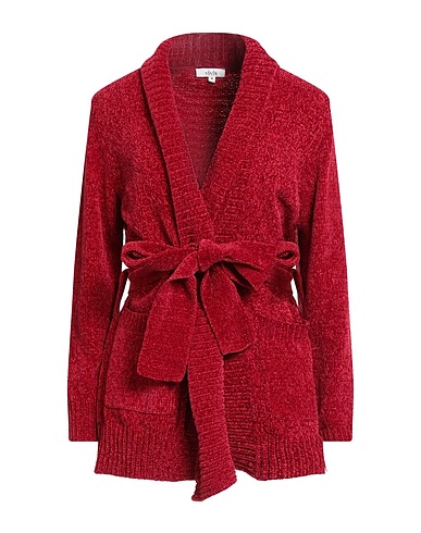 VIVIS Cardigan Red 100% Polyester
