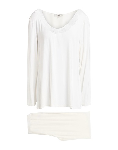 VIVIS Sleepwear White 95% Viscose, 5% Elastane