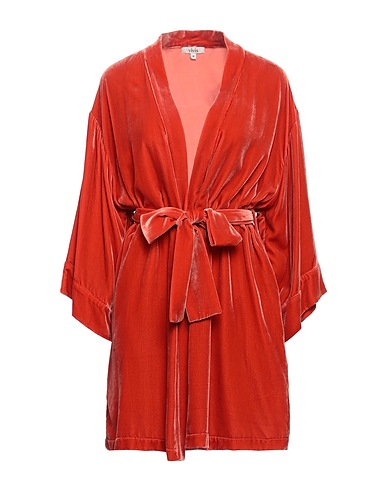 VIVIS Dressing gowns & bathrobes Tomato red 82% Viscose, 18% Silk