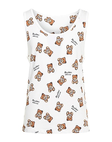 MOSCHINO Undershirt White 95% Cotton, 5% Elastane