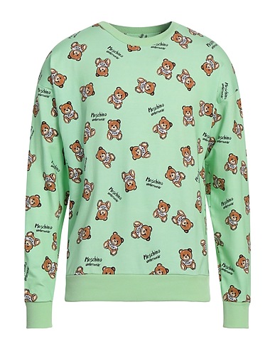 MOSCHINO Sleepwear Light green 95% Cotton, 5% Elastane
