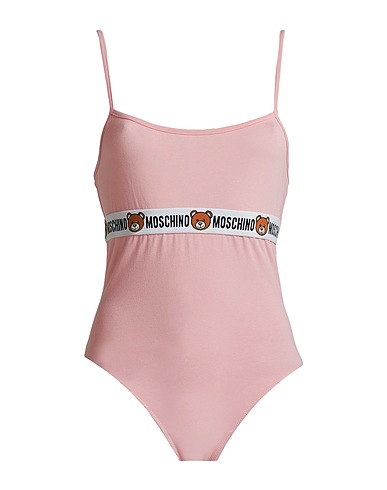 MOSCHINO Lingerie bodysuit UNDERWEAR Pink 95% Cotton, 5% Elastane