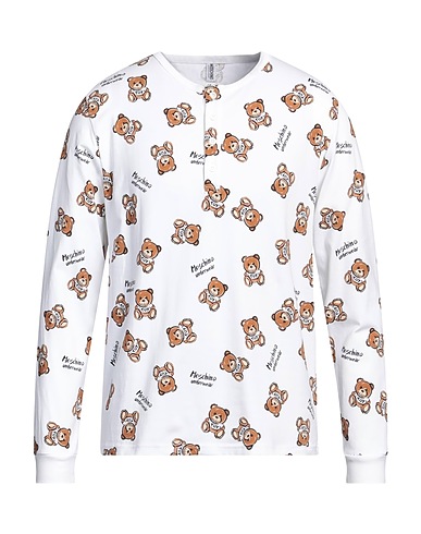 MOSCHINO Pyjama Weiß 95% Baumwolle, 5% Elastan