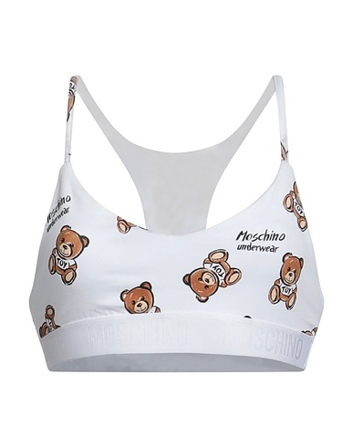 MOSCHINO Reggiseno Bianco 95% Cotone, 5% Elastan