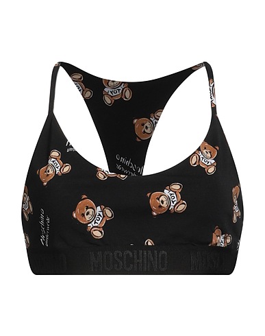 MOSCHINO Reggiseno Nero 95% Cotone, 5% Elastan