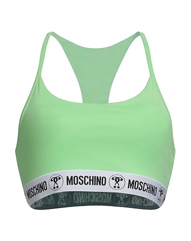 MOSCHINO Reggiseno Verde chiaro 70% Poliestere, 30% Elastan