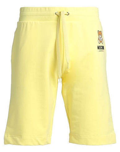 MOSCHINO Shorts & Bermuda UNDERWEAR Giallo 95% Cotone, 5% Elastan