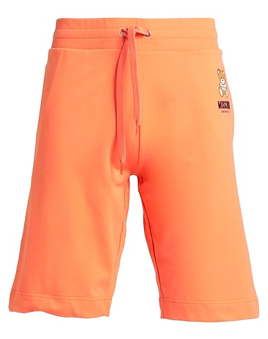 MOSCHINO Shorts & Bermuda UNDERWEAR Orange 95% Cotton, 5% Elastane
