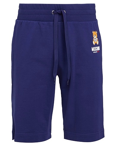 MOSCHINO Shorts & Bermuda UNDERWEAR Blu navy 95% Cotone, 5% Elastan