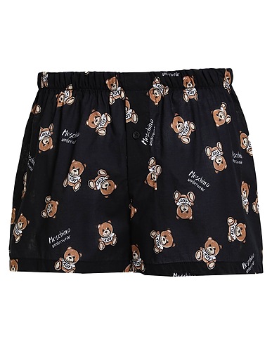MOSCHINO Μποξεράκι Μαύρο 100% Βαμβάκι