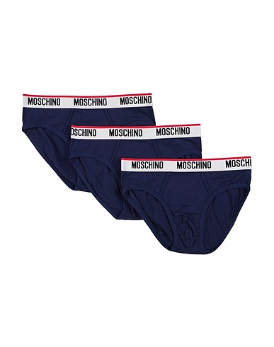 MOSCHINO 삼각팬티 네이비 94% 코튼, 6% 엘라스테인