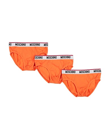 MOSCHINO Slip Arancione 94% Cotone, 6% Elastan