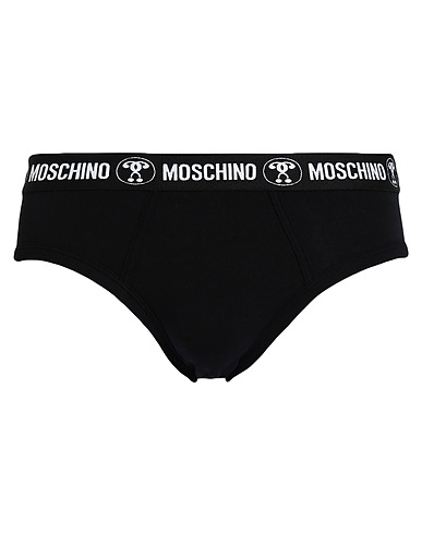 MOSCHINO Slip Nero 92% Cotone, 8% Elastan
