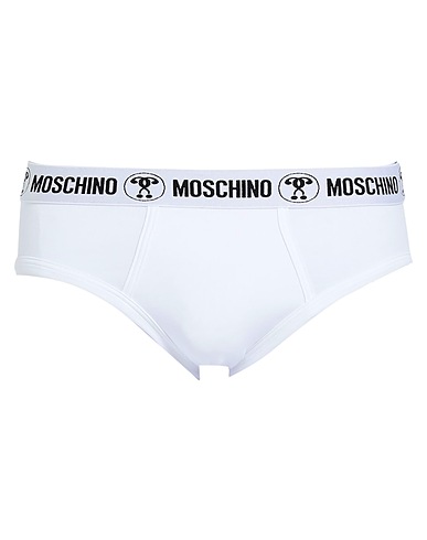 MOSCHINO Slip Bianco 92% Cotone, 8% Elastan
