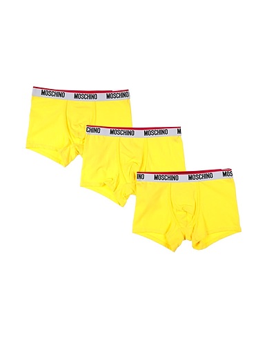 MOSCHINO Boxer UNDERWEAR Yellow 94% Cotton, 6% Elastane