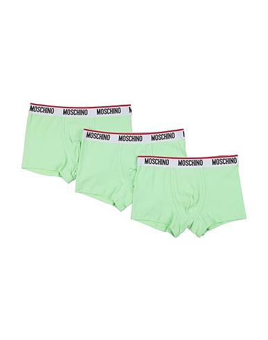 MOSCHINO 사각팬티 UNDERWEAR 라이트 그린 94% 코튼, 6% 엘라스테인