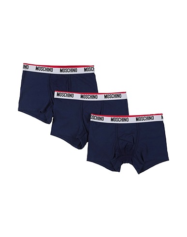MOSCHINO 사각팬티 UNDERWEAR 미드나잇 블루 94% 코튼, 6% 엘라스테인