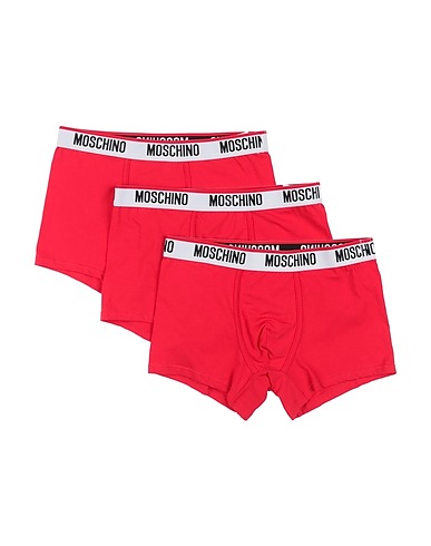 MOSCHINO 사각팬티 UNDERWEAR 레드 94% 코튼, 6% 엘라스테인