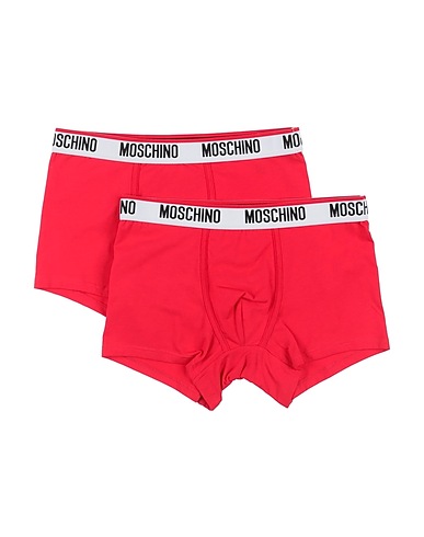 MOSCHINO Boxer Rosso 95% Cotone, 5% Elastan