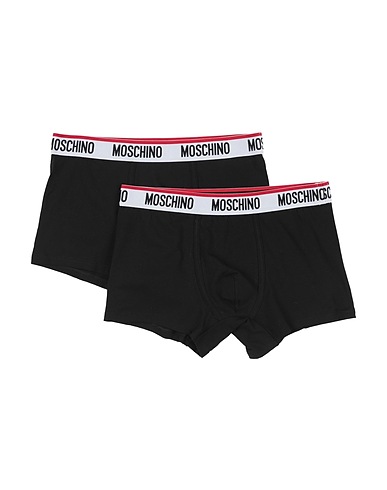MOSCHINO Boxer Black 95% Cotton, 5% Elastane