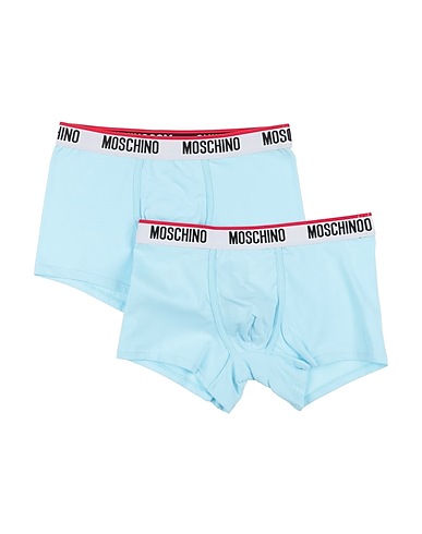 MOSCHINO Boxer Sky blue 95% Cotton, 5% Elastane