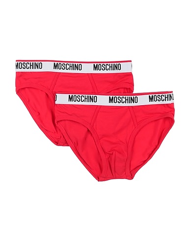 MOSCHINO Slip UNDERWEAR Rosso 94% Cotone, 6% Elastan