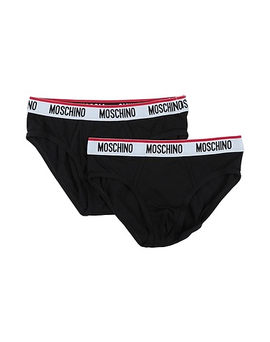 MOSCHINO Slip UNDERWEAR Nero 94% Cotone, 6% Elastan